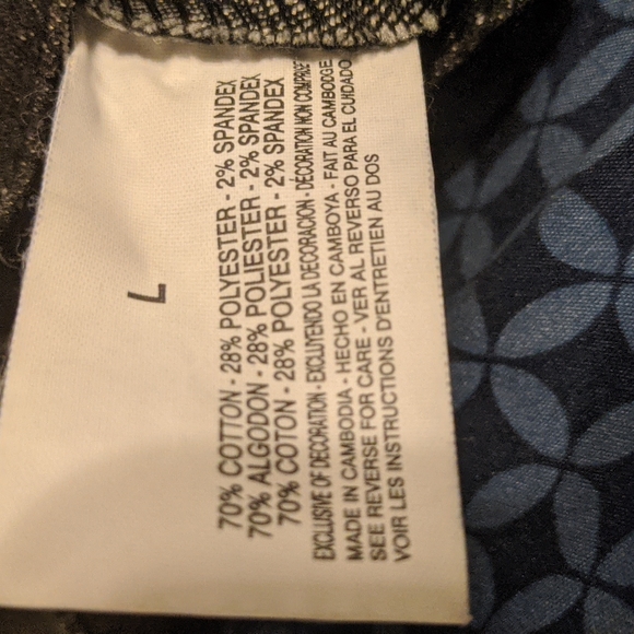 Code Bleu women's large denim dark jacket - Picture 7 of 7